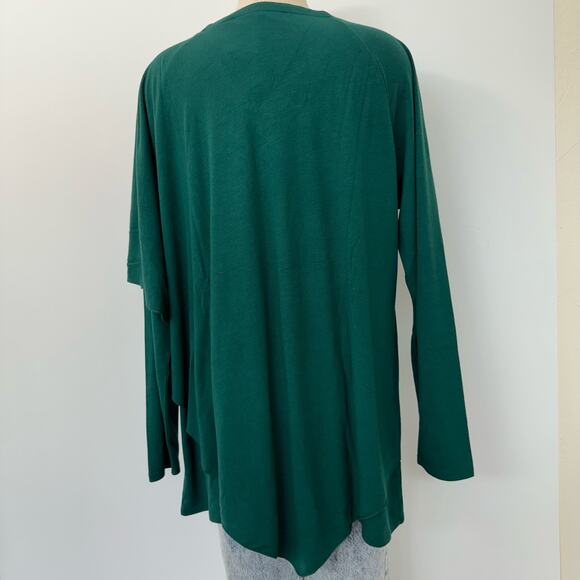 Soft Surroundings Madeline Tunic Top in Jewel Green Long Sleeve L - Picture 5 of 9